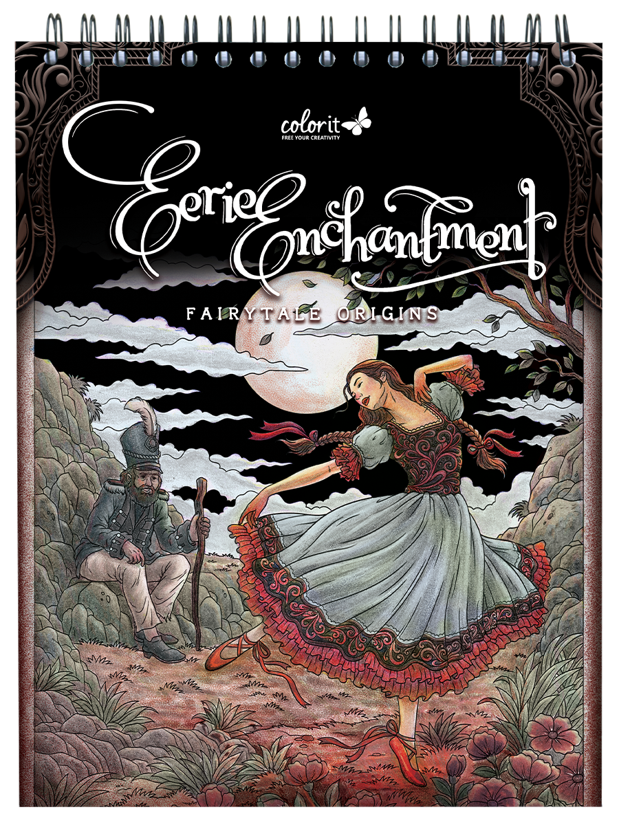 ColorIt Eerie Enchantment: Fairytale Origins Coloring Book for Adults Illustrated By Hasby Mubarok
