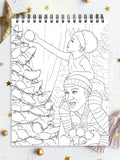 ColorIt Home for the Holidays Adult Coloring Book - Coloring Page