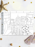 ColorIt Home for the Holidays Adult Coloring Book - Coloring Page