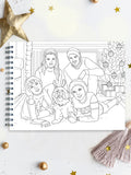 ColorIt Home for the Holidays Adult Coloring Book - Coloring Page