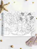 ColorIt Home for the Holidays Adult Coloring Book - Coloring Page