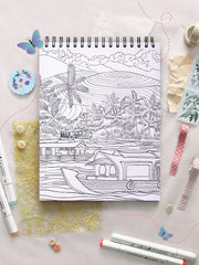 ColorIt Lost in Translation Adult Coloring Book - Coloring Page