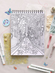 ColorIt Lost in Translation Adult Coloring Book - Coloring Page