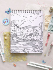 ColorIt Lost in Translation Adult Coloring Book - Coloring Page
