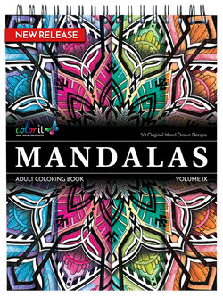 Adult Coloring Book Spiral 