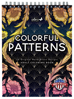 ColorIt Colorful Patterns Coloring Book for Adults by Terbit Basuki