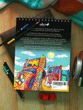 ColorIt Route 66 Adult Coloring Book - Back Cover Content