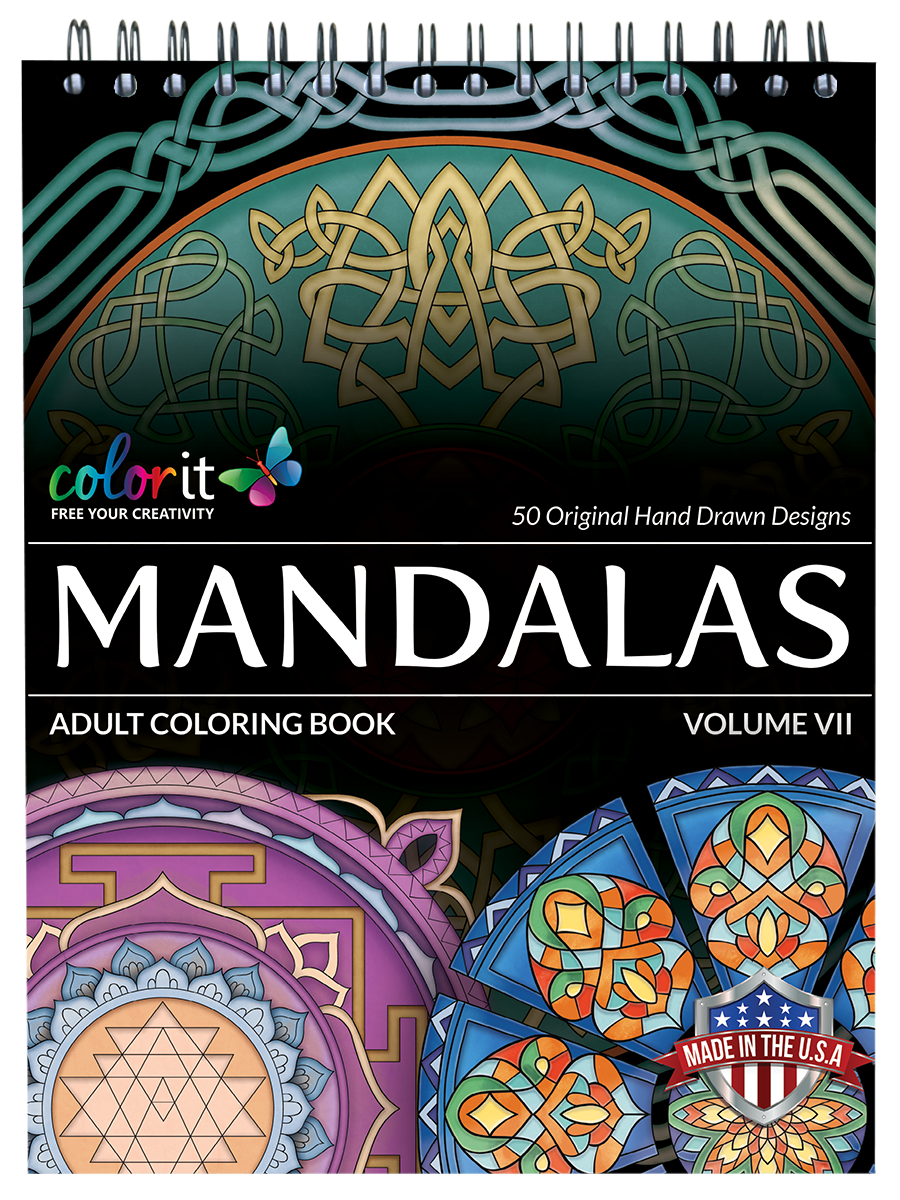 ColorIt Mandalas to Color, Volume VII Coloring Book for Adults by Terbit Basuki