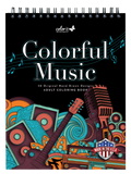 ColorIt Colorful Music Coloring Book for Adults Illustrated by Stevan Kasih