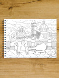 ColorIt Colorful Music - street musician coloring page