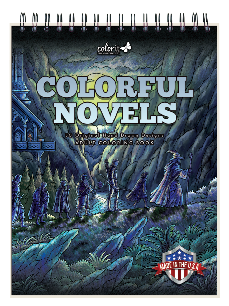 ColorIt Colorful Novels Coloring Book for Adults by Hasby Mubarok