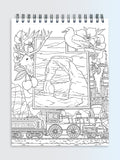 ColorIt The Fifty States Coloring Book for Adults Illustrated by Hasby Mubarok