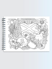 ColorIt The Fifty States Coloring Book for Adults Illustrated by Hasby Mubarok