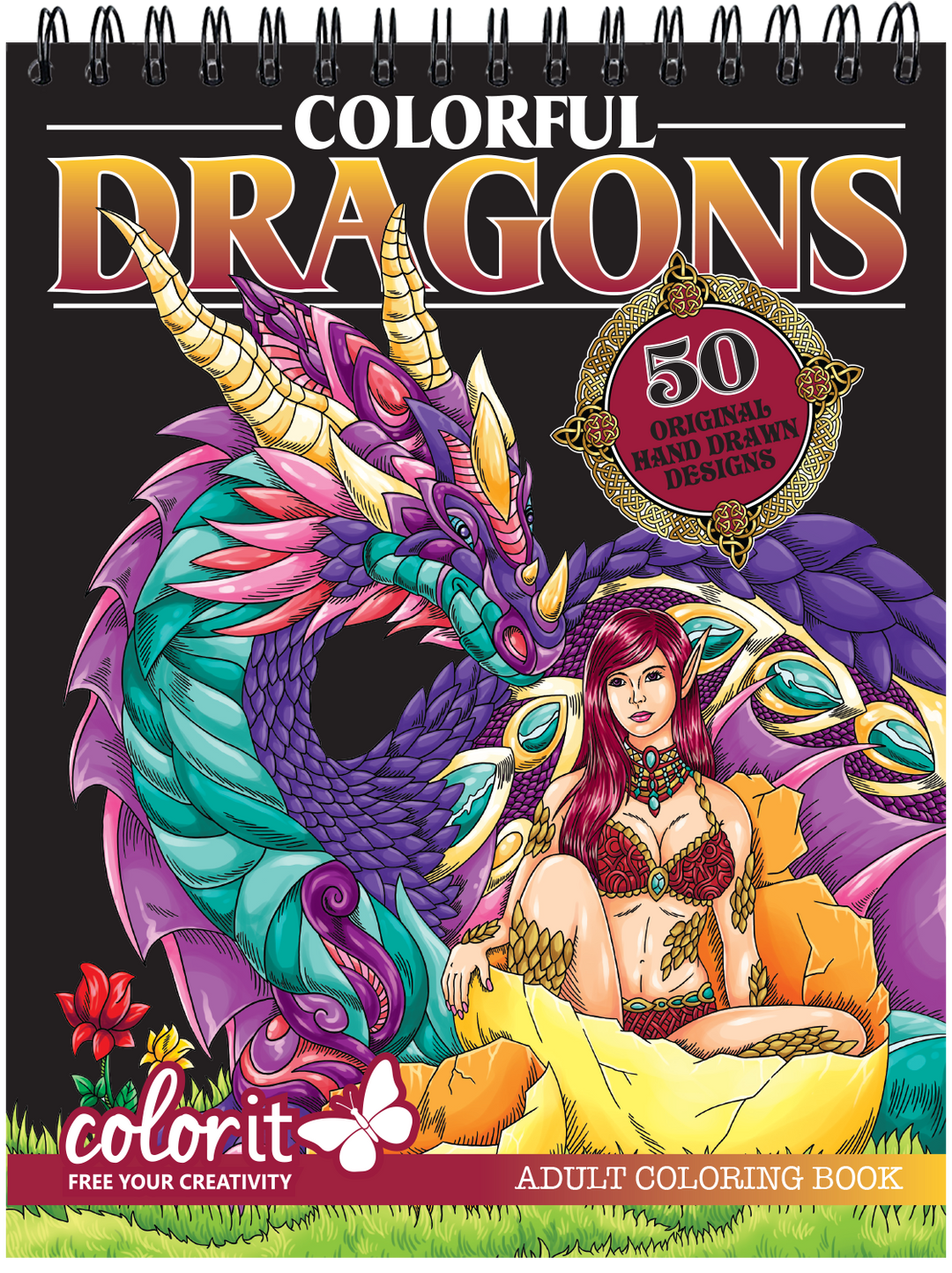 Colorful Dragons Illustrated By Stevan Kasih