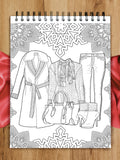 colorit fashion coloring page