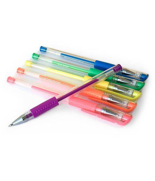Clearance! 24/48 Pack Gel Pens Set Colored Gel Pen Fine Point Art