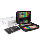 ColorIt Perfect Duo - 48 Gel Pen Set, 48 Colored Pencil Set