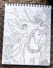 Colorful Unicorns Adult Coloring Book Illustrated By Terbit Basuki