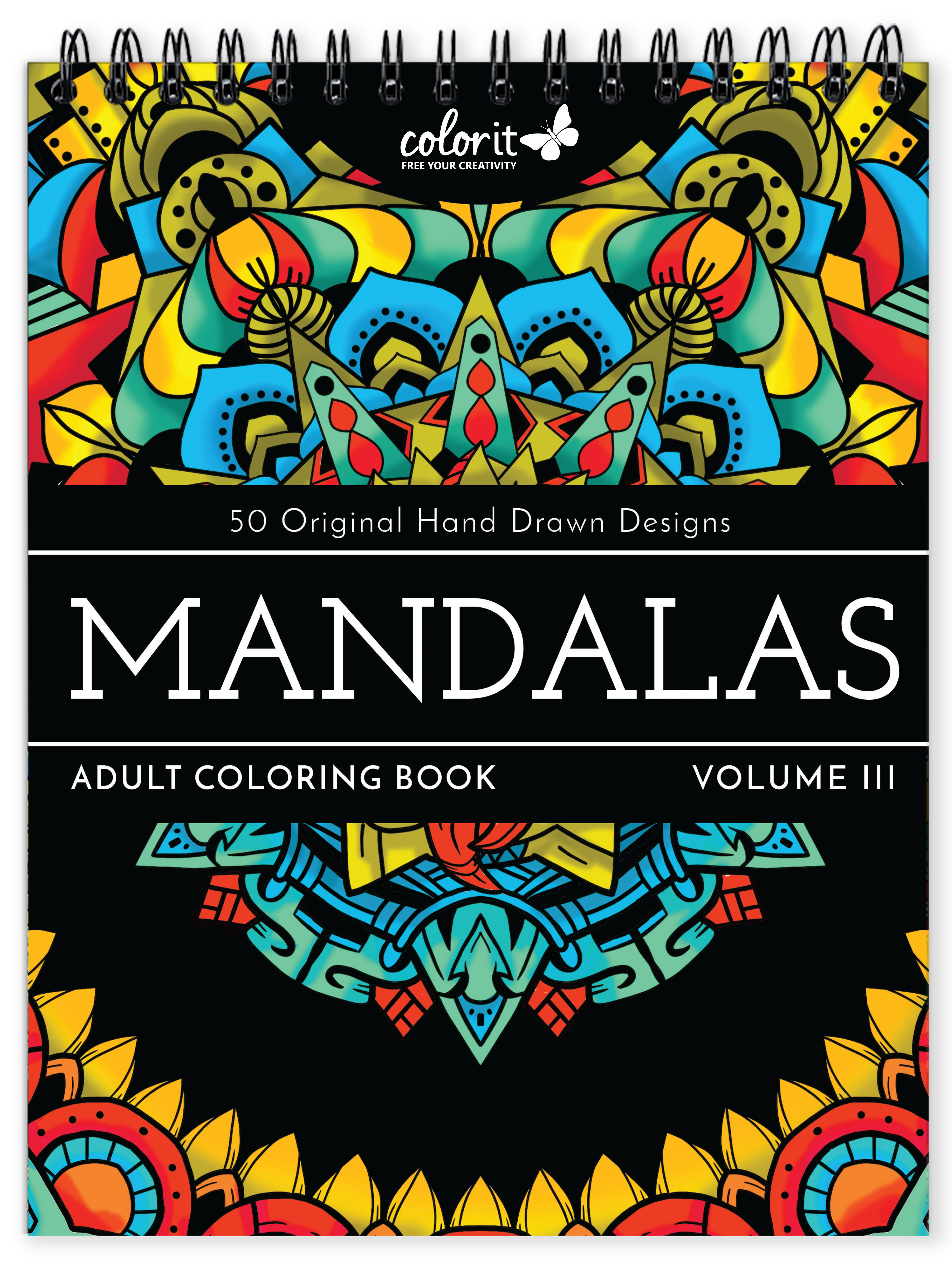 Mandala Coloring Book (Set Of 3) - The Tender Curve