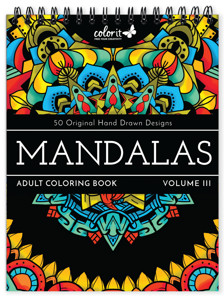 ColorIt Mandalas To Color, Volume III Coloring Book for Adults by Jackielou Pareja and Patrick Bucoy