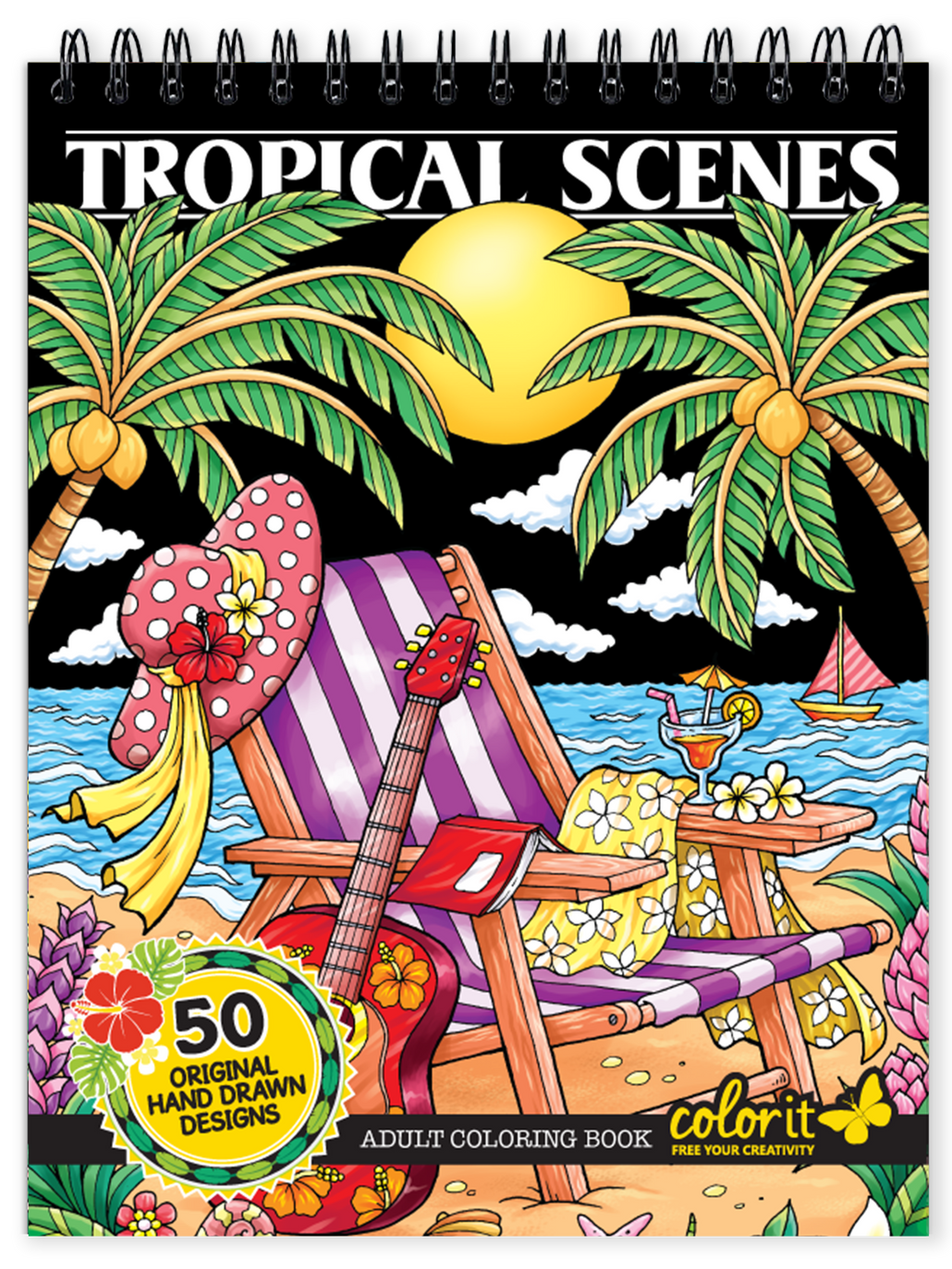 Tropical Scenes Illustrated By Hasby Mubarok