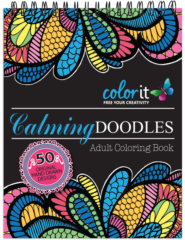 Calming Doodles Volume 1 Illustrated by Virginia Falkinburg