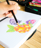 Circle Around A5 Notebook Journal 160 Dot Grid Pages