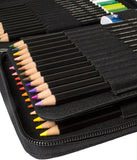 ColorIt Pro Bundle - Cat Book, 24 Art Markers Set, 48 Colored Pencil Set