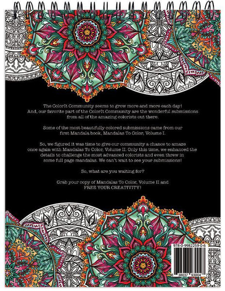 Seasonal Blossoms & Mandalas Coloring Book Set (2 Books) – Exquisite Patterns For Adults, Markers Recommended