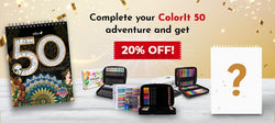 ColorIt 50 + 1 Coloring Kit + 1 Book
