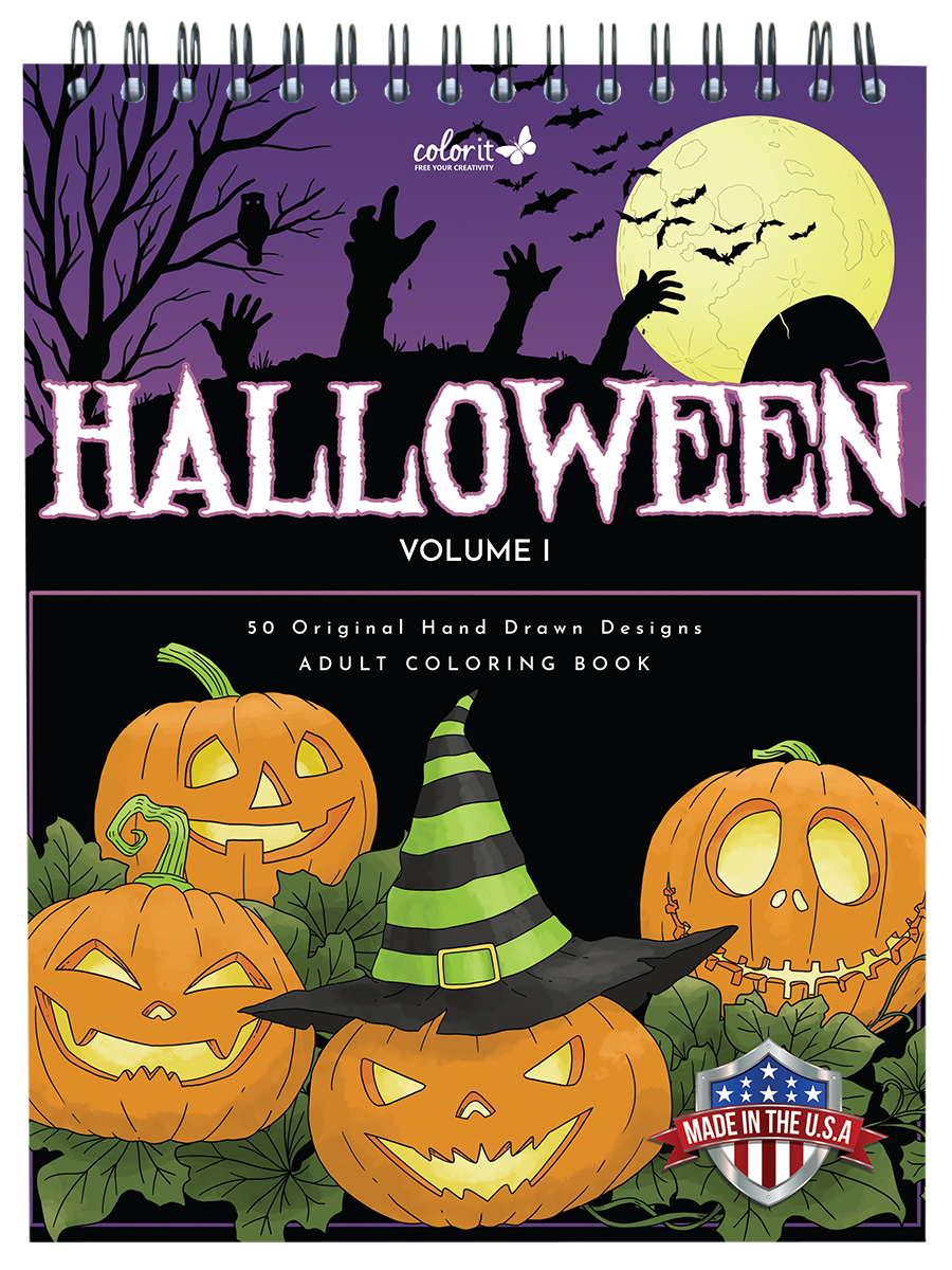 Halloween Coloring Book for Adults by Patrick Bucoy