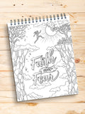 ColorIt Colors of Inspiration Volume 2 - Inspirational Quotes and Positive Affirmations - Inspirational Coloring Page - Faith Over Fear