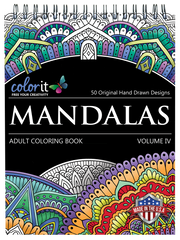 ColorIt Mandalas To Color, Volume IV Coloring Book for Adults by Terbit Basuki