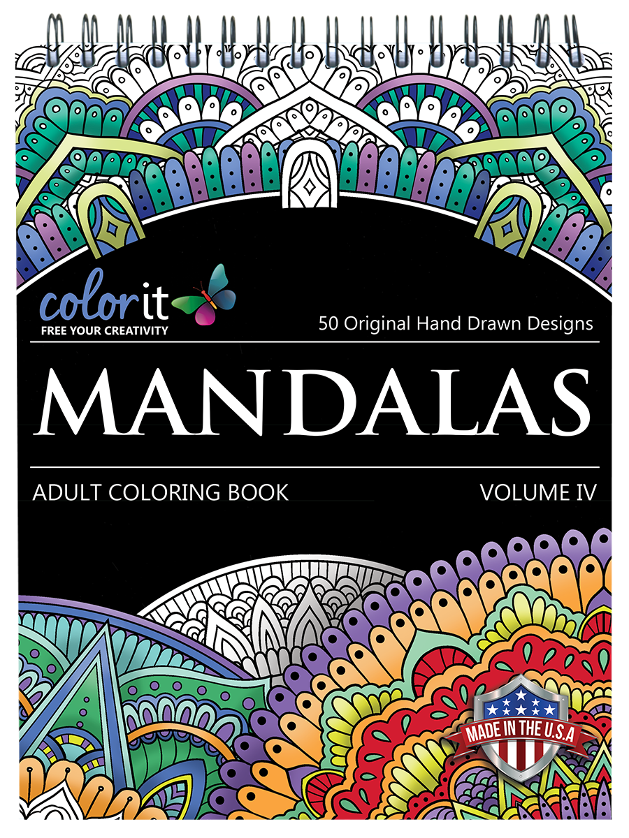 Mandalas To Color Volume 4 Coloring Book by Terbit Basuki