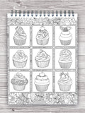 delicious desserts coloring book for adults colorit