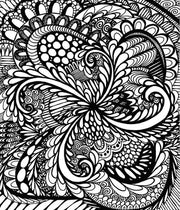 Calming Doodles Volume 1 Illustrated by Virginia Falkinburg