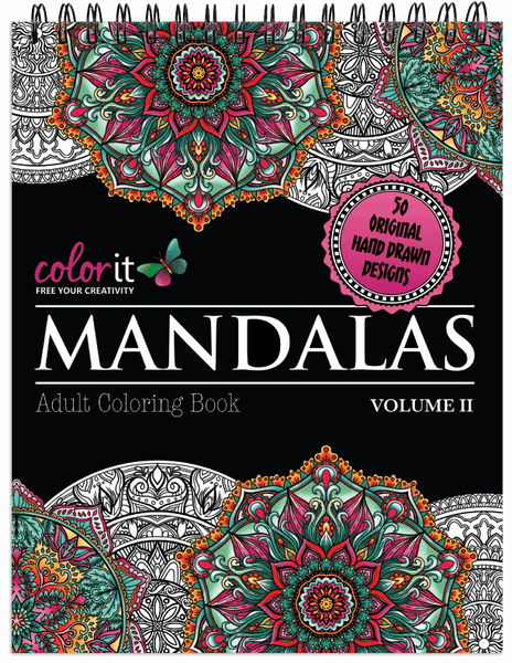 ColorIt Mandalas To Color, Volume II Coloring Book for Adults by Terbit Basuki