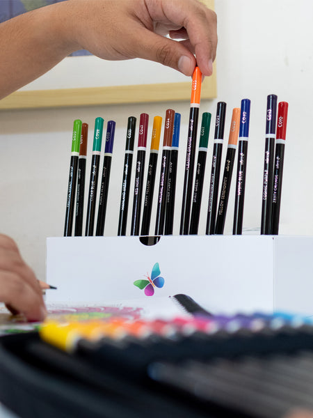 Colored pencil and marker sets hot sale
