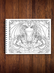 colorit colorful dragons volume 2 dragon magical creatures