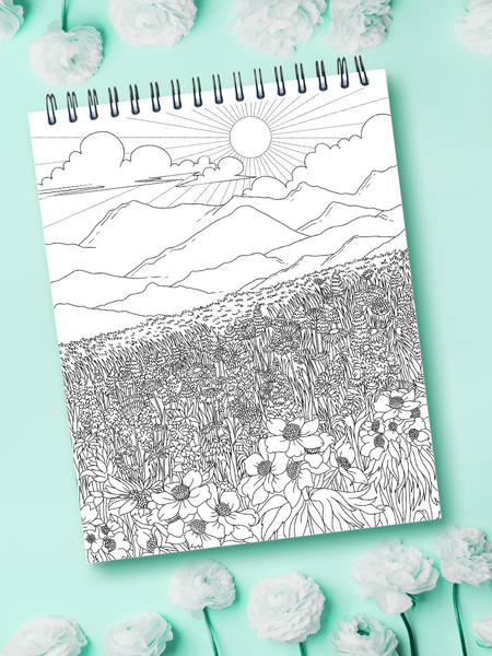 ColorIt Adult Coloring Book: Colorful Flowers Volume 1 - Coloring Book &  Art Therapy - Anti Stress Coloring Book For Adults Spiral-bound by ColorIt  (2015-10-01): ColorIt: Books 