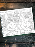 ColorIt Halloween Adult Coloring Book , Halloween Book , Creepy Pumpkins,  Jack-o-Lanterns