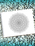 ColorIt Mandalas To Color Vol. 5 Coloring Book for Adults  - Mandala Coloring Page - Geometric Mandala