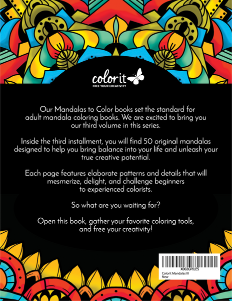 Adult Coloring Book - Mandalas #3: Coloring Book for Adults Featuring 50 Beautiful Mandala Designs [Book]