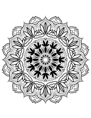ColorIt Mandalas To Color, Volume III Coloring Book for Adults by Jackielou Pareja and Patrick Bucoy