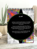 colorit mandalas to color volume 4 coloring book back cover, mandala book back cover, stress coloring book for adults