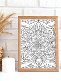 colorit mandalas to color volume 4 coloring book for adults, mandala design, innovative mandala coloring page