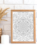 colorit mandalas to color volume 4 coloring book for adults, mandala design, innovative mandala coloring page