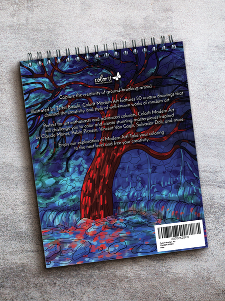 ColorIt Modern Art Coloring Book for Adults by Terbit Basuki