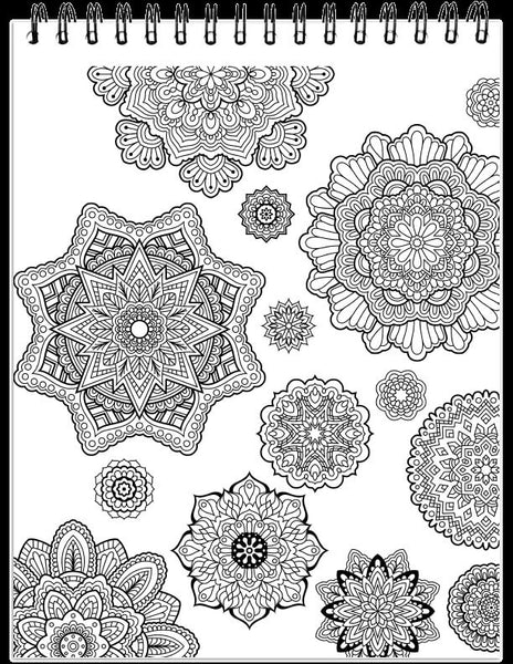 Colouring Book - Mandalas - For Adults - Maestro - Level 2