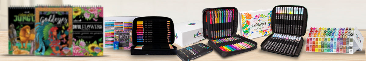 Coloring Kit + 3 Books